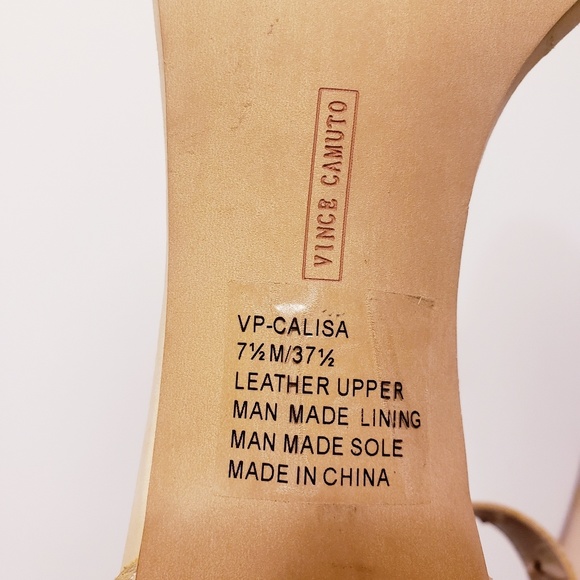 VINCE CAMUTO VP-Calisa Studed Ankle Strap Sandals - Picture 8 of 8